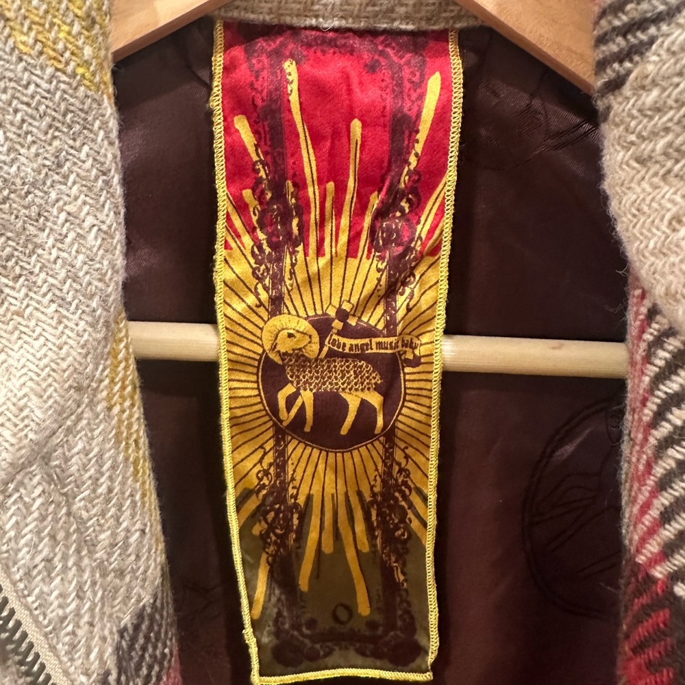 VERY RARE L.A.M.B. Donegal Plaid Moto Jacket - Picture 13 of 14